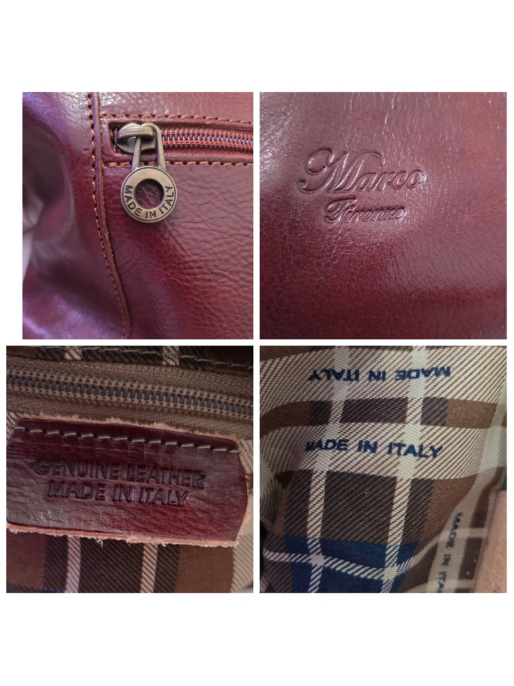 Marco Firenze Convertible Brown Leather Bag - A Versatile Essential